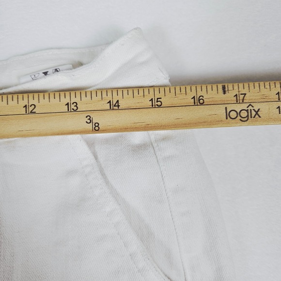 Judy Blue White Cargo Pants High Rise Straight Leg Utility‎ Womens 13/31 White - Picture 10 of 13